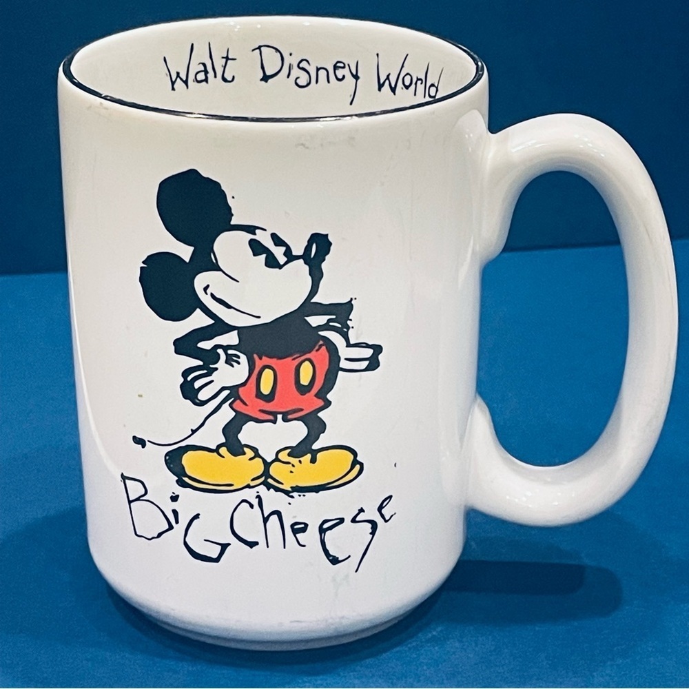 Mickey Mouse Big Cheese Walt Disney World Park Edition 16oz Large Coffee Mug